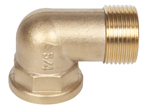 Các thành phần của phụ kiện đồng khuỷu tay đường kính dài 90 độ là gì?